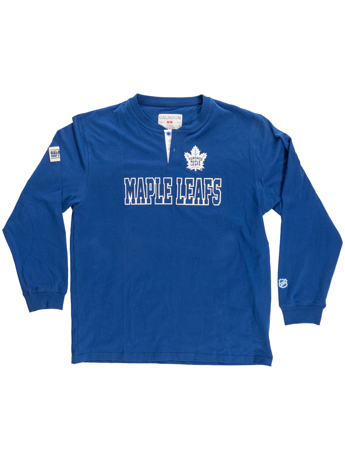 Toronto Maple Leafs Long Sleeve Henley - Shopthatapp.ca