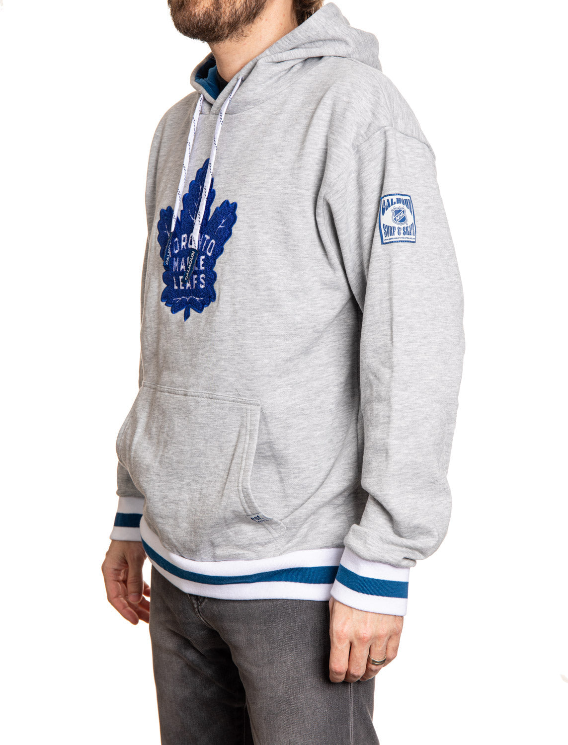 Toronto Maple Leafs "Muskoka Style" Premium Chenille Woven Logo Hoodie - Shopthatapp.ca