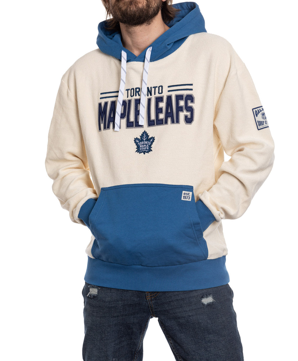 Toronto Maple Leafs NHL Unisex Reverse Terry Retro Premium Hoodie - Shopthatapp.ca