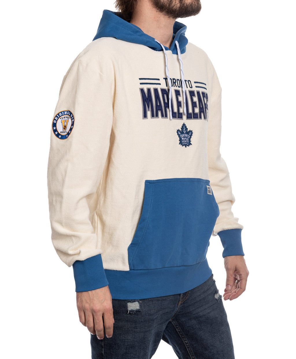 Toronto Maple Leafs NHL Unisex Reverse Terry Retro Premium Hoodie - Shopthatapp.ca