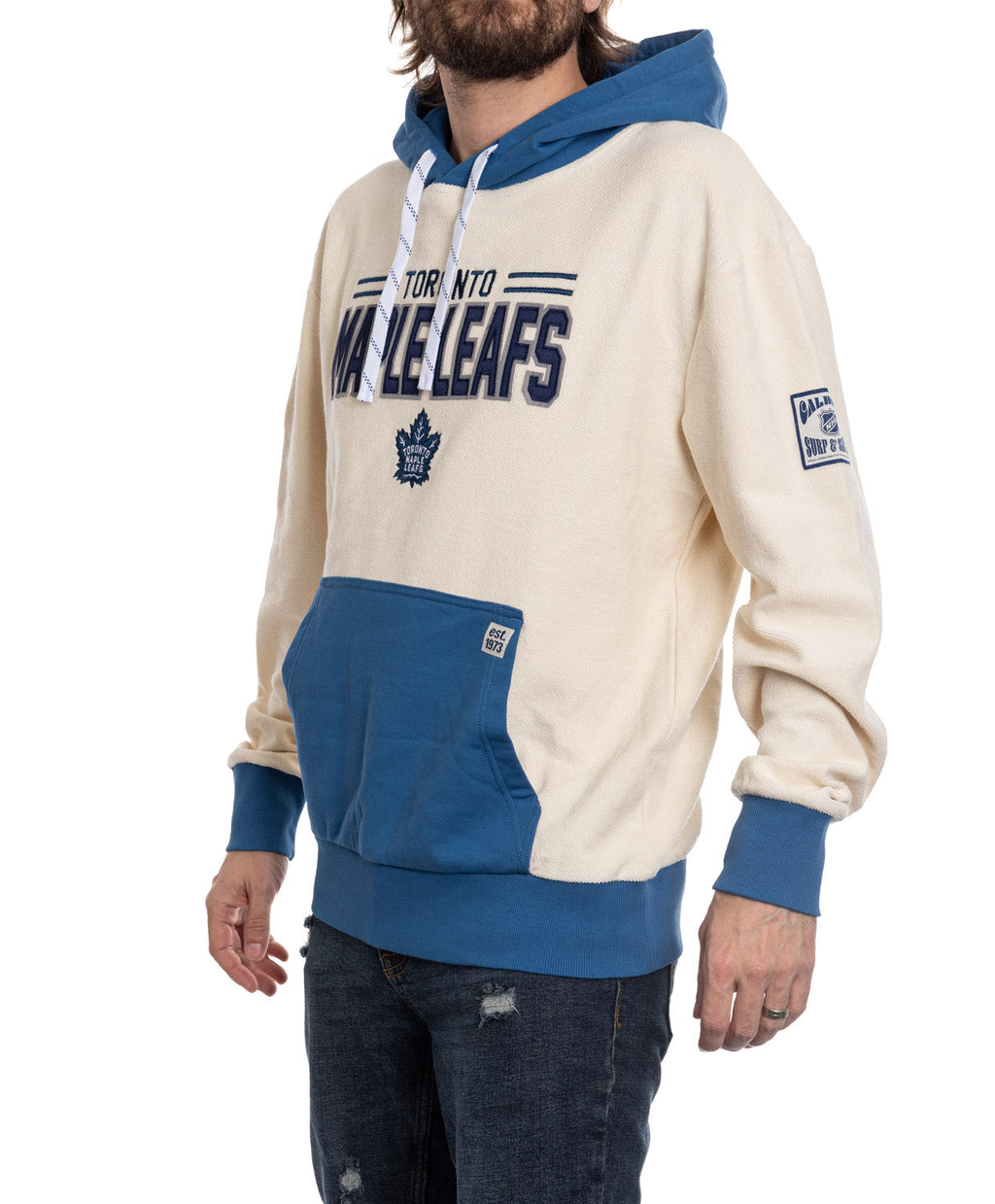 Toronto Maple Leafs NHL Unisex Reverse Terry Retro Premium Hoodie - Shopthatapp.ca