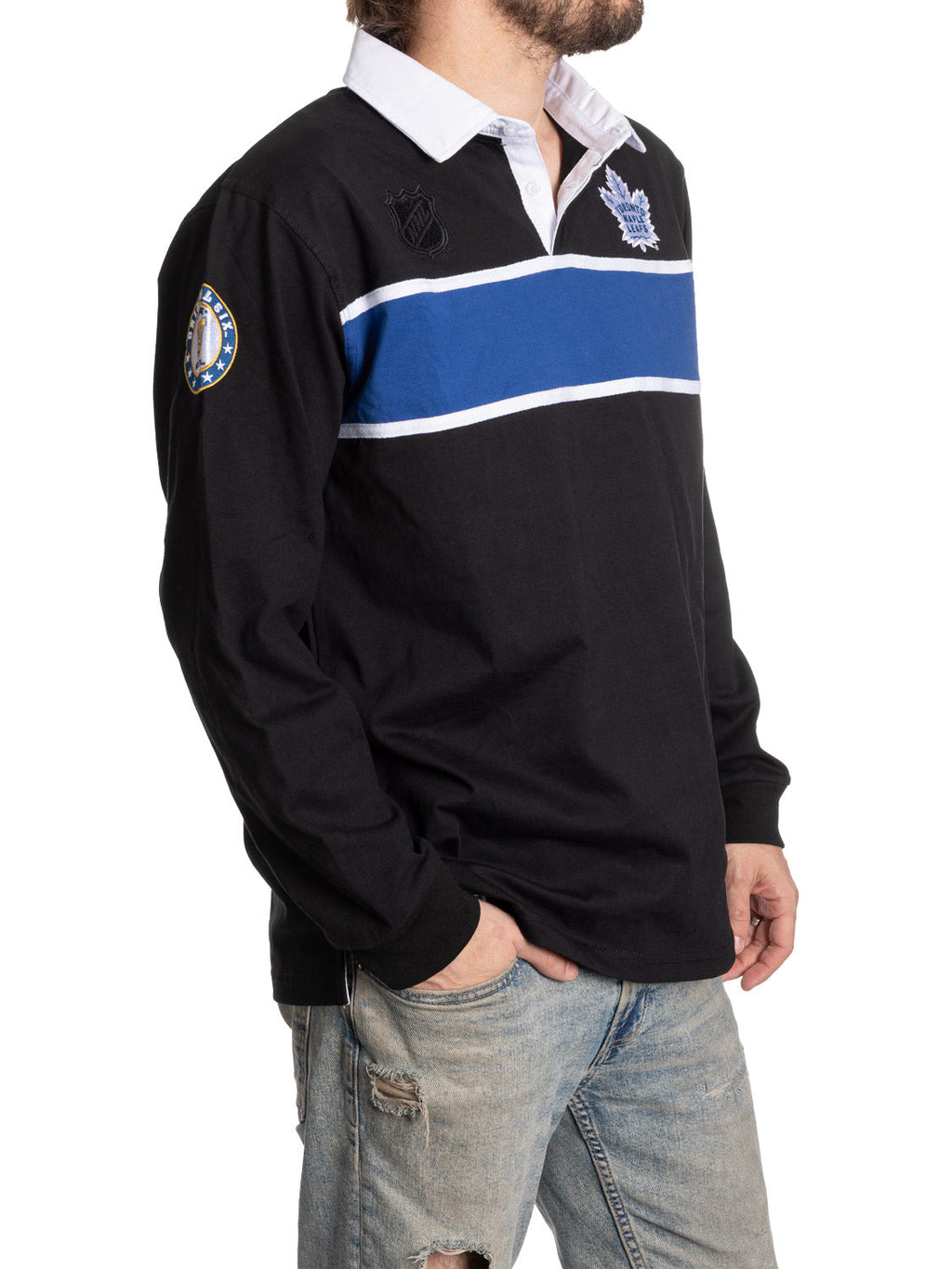 Toronto Maple Leafs Rugby Shirt Blackout Edition - Shopthatapp.ca