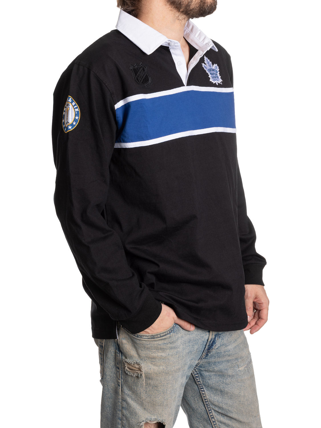 Toronto Maple Leafs Rugby Shirt Blackout Edition - Shopthatapp.ca