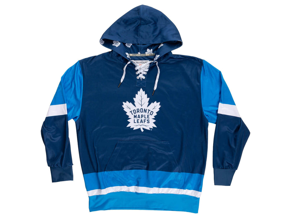 Toronto Maple Leafs Hockey Lace Hoodie - Shopthatapp.ca