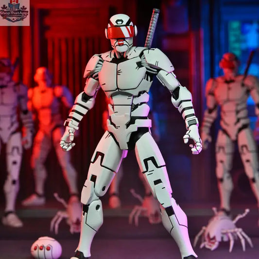Teenage Mutant Ninja Turtles Patrol Bot Ultimate Elite Synja action figure from The Last Ronin by Toy Snowman, detailed collectible toy.