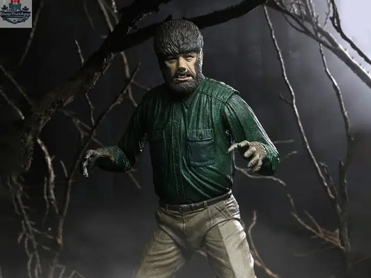 Toy Snowman Universal Monsters Wolf Man collectible action figure, detailed toy with realistic features and classic monster design.