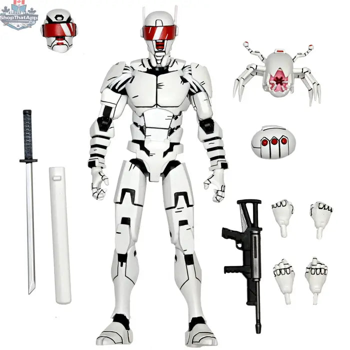 Teenage Mutant Ninja Turtles Patrol Bot Ultimate Elite Synja action figure by Toy Snowman, detailed toy collectible from The Last Ronin series