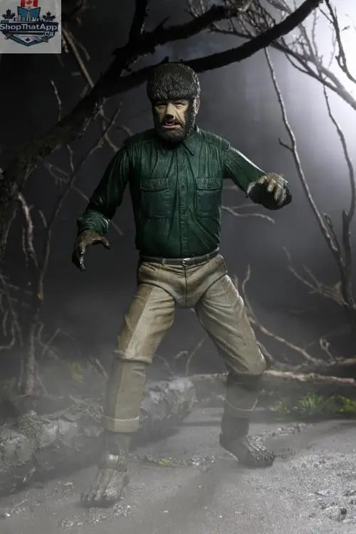 Toy Snowman Universal Monsters Wolf Man collectible action figure with detailed sculpt and classic horror monster design.