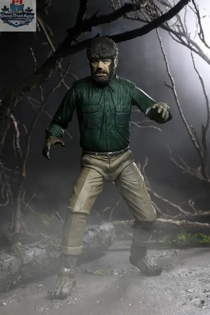 Toy Snowman Universal Monsters Wolf Man collectible action figure with detailed sculpt and classic horror monster design.