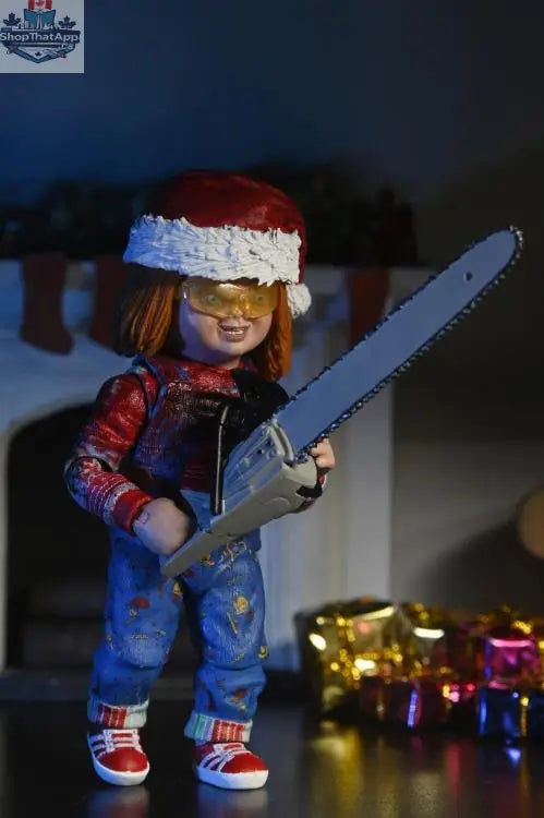 Chucky Holiday Edition action figure from Toy Snowman, a collectible Chucky toy with festive holiday details.