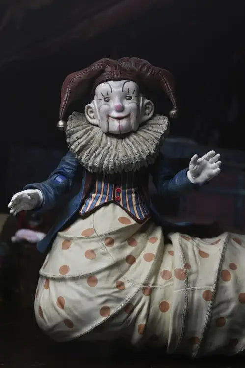 Toy Snowman Krampus Der Klown Deluxe collectible action figure from 2015, featuring detailed clown costume and sinister expression.