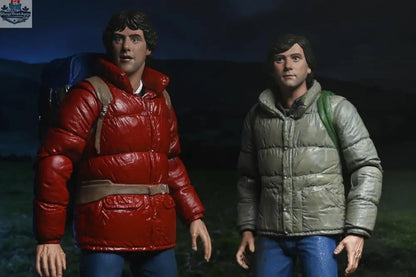 American Werewolf in London Jack Goodman and David Kessler action figures in a two-pack, featuring detailed collectible toy figures by Toy Snowman.