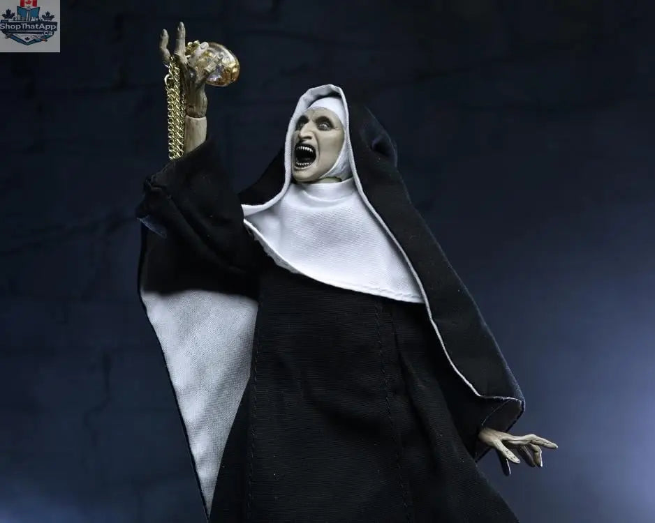 Toy Snowman Conjuring Universe Valak action figure, detailed horror collectible toy for fans of supernatural horror figures.