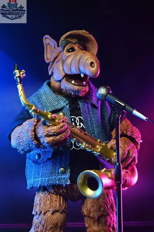 Toy Snowman ALF Ultimate Born to Rock action figure from the collectible toy series, featuring detailed character design.
