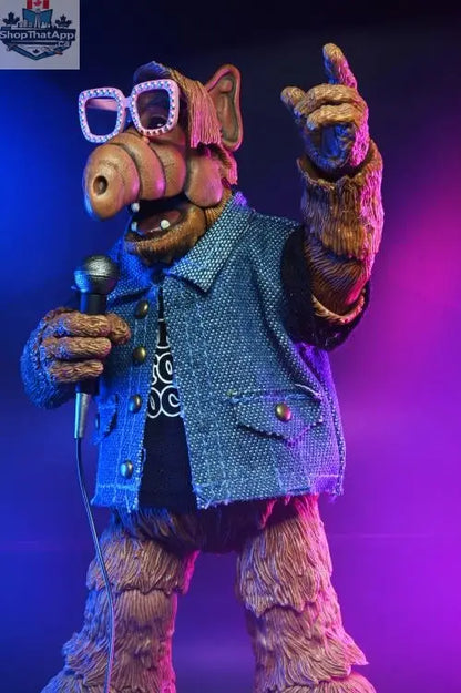 Toy Snowman ALF Ultimate Born to Rock action figure, collectible toy from the ALF series, with detailed features and vibrant colors.