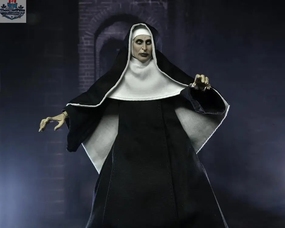 Toy Snowman Valak action figure from the Conjuring Universe, detailed horror collectible figure for fans of spooky toys.