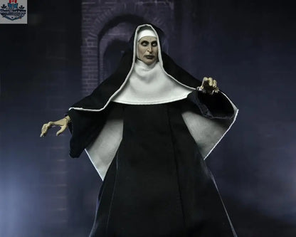Toy Snowman Valak action figure from the Conjuring Universe, detailed horror collectible figure for fans of spooky toys.