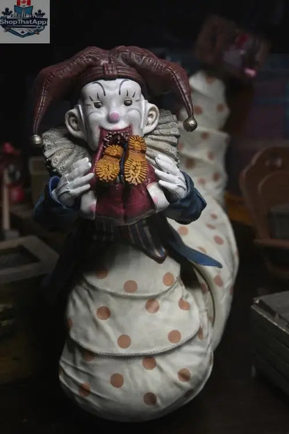 Toy Snowman Krampus Der Klown Deluxe collectible action figure from 2015, detailed clown-themed toy figurine for collectors.