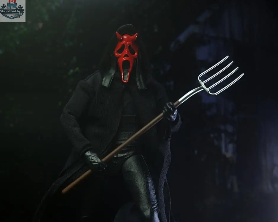 Ghost Face Inferno action figure by Toy Snowman, detailed collectible toy with fiery design and intricate features, collector's edition.