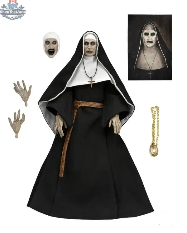 Toy Snowman Conjuring Universe Valak action figure, detailed horror collectible for fans, featuring eerie design and intricate details.