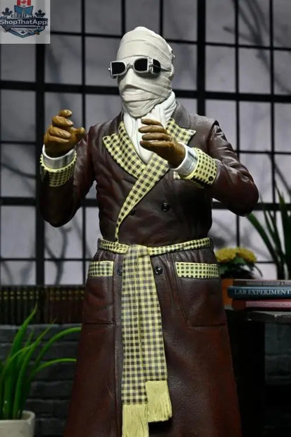 Invisible Man action figure from Toy Snowman, Ultimate Kemp House color version, detailed collectible toy in a dynamic pose.
