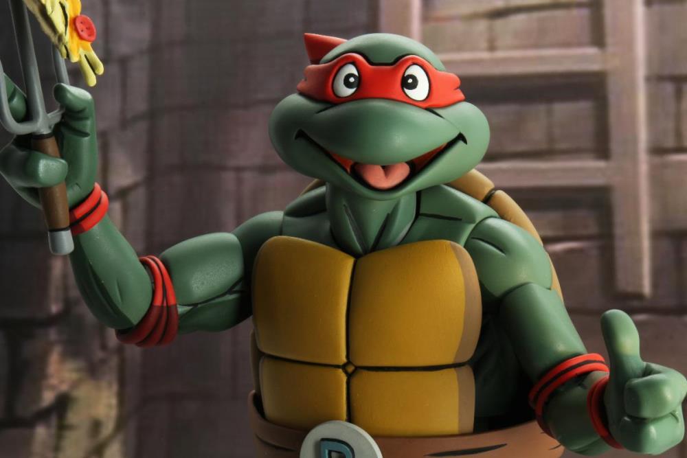 Neca - Teenage Mutant Ninja Turtles -  1/4 Scale Series - Raphael Cartoon - Www.Shopthatapp.ca