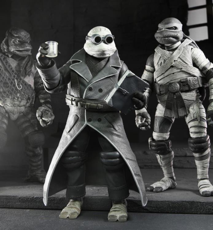 Universal Monsters x Teenage Mutant Ninja Turtles Turtles (Black & White) Action Figure 4-Pack - Www.Shopthatapp.ca