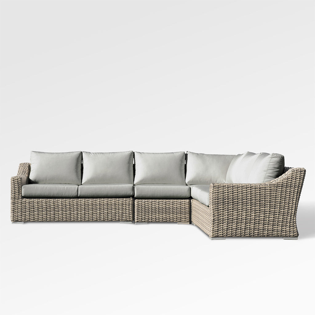 Tulip 6 Seat Sectional with Sunbrella® Cushions