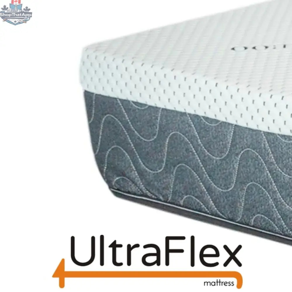 UltraFlex DREAMER orthopedic cool gel memory foam mattress with eco-friendly design and matching boxspring, made in Canada.