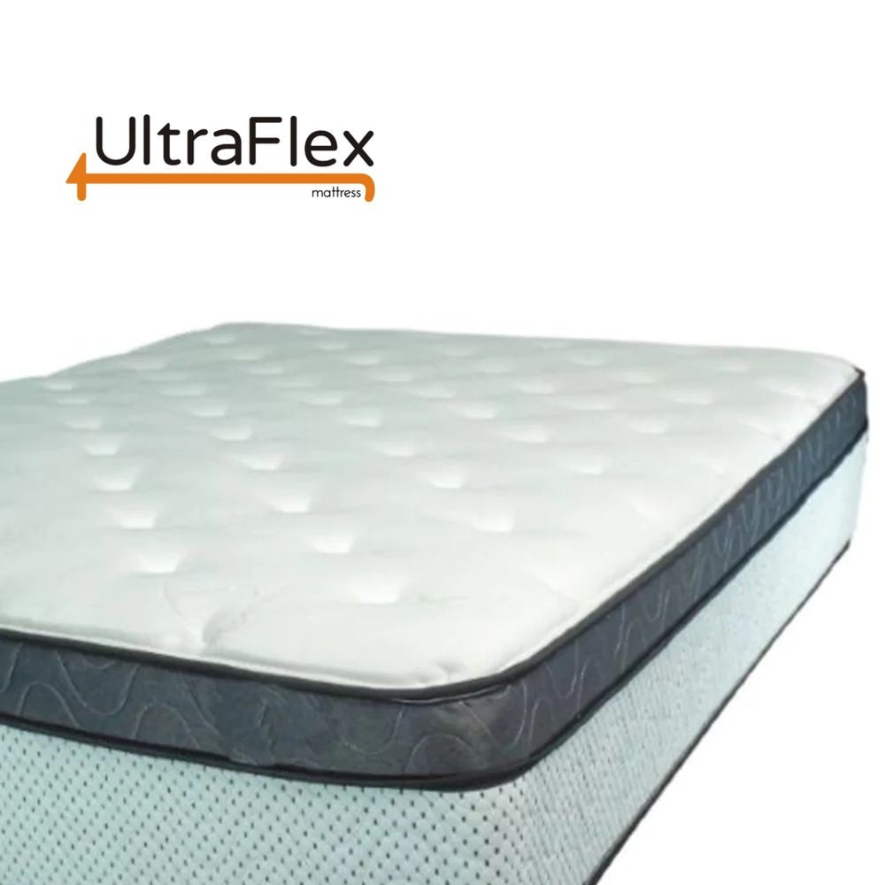 UltraFlex® EUPHORIA 14" Mattress and BoxSpring Set Orthopedic Eurotop Pocket Coil Foam Encased Eco-friendly Hybrid Mattress (Made in Canada) - Shopthatapp.ca