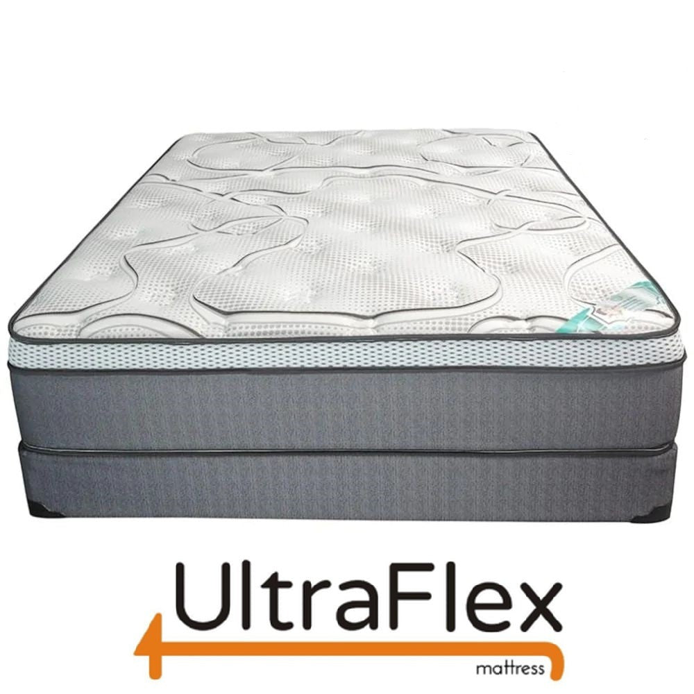UltraFlex® FANTASY Foam Encased Eurotop Pocket Coil Mattress (Made in Canada) - Shopthatapp.ca