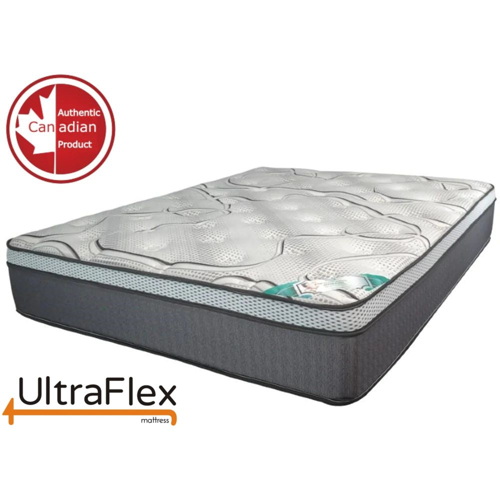 UltraFlex® FANTASY Foam Encased Eurotop Pocket Coil Mattress (Made in Canada) - Shopthatapp.ca