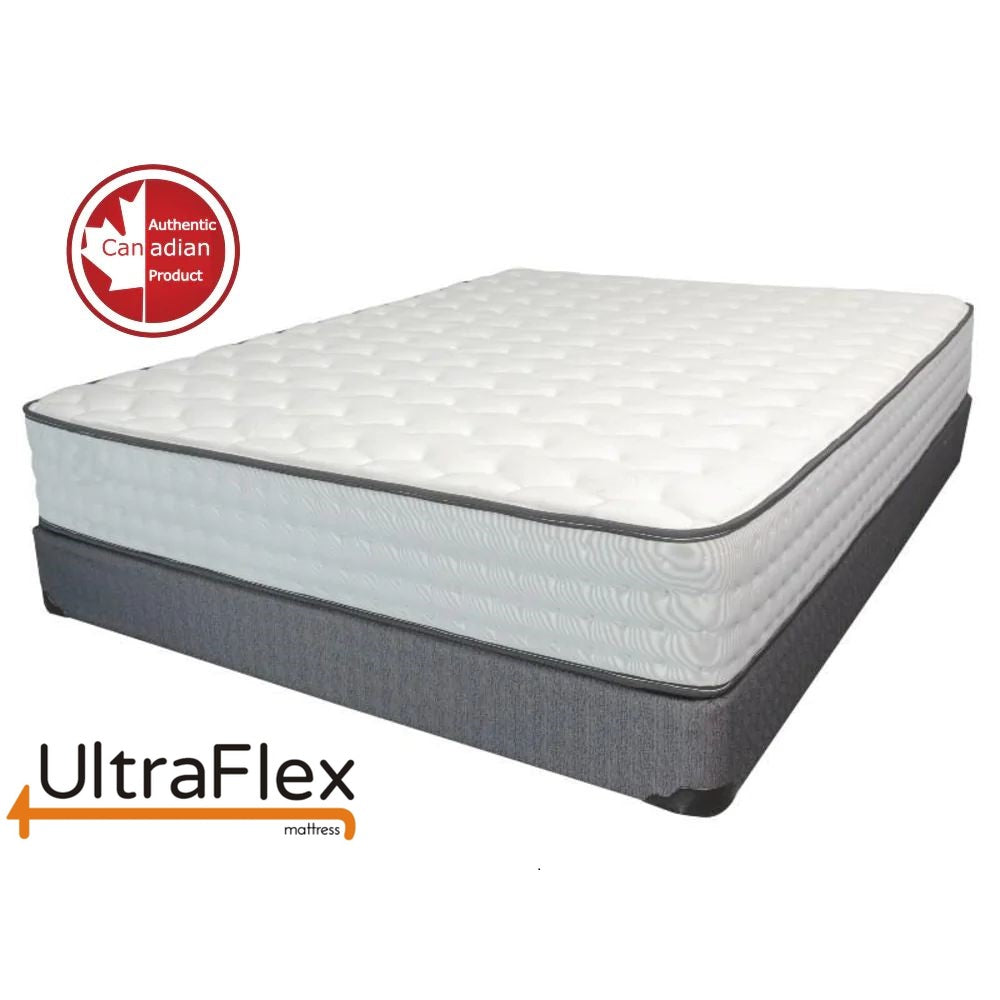 UltraFlex® GLORY 10" Orthopedic Pocket Coil Foam Encased, Eco-friendly Hybrid Mattress with Waterproof Mattress Protector (Made in Canada) - Shopthatapp.ca
