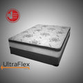 UltraFlex® TRINITY 12"  Orthopedic Eurotop Hybrid Pocket Coil Gel Infused Premium Foam, Medium Plush Eco-friendly Mattress (Made in Canada) - Shopthatapp.ca