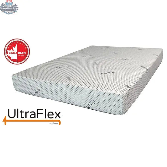 UltraFlex® Eco-friendly mattress with orthopedic smart gel memory foam and waterproof protector, made in Canada.