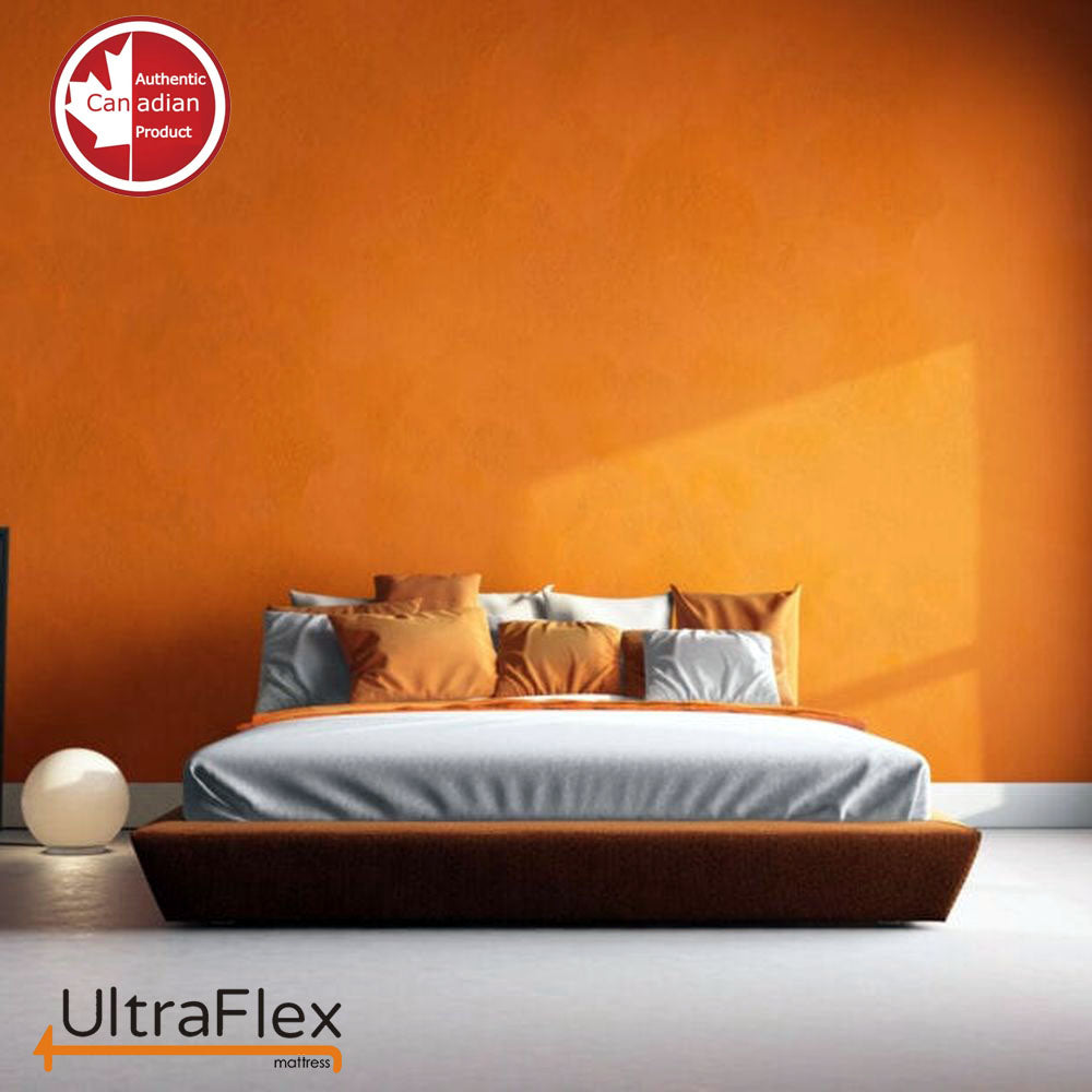 UltraFlex® ASPIRE- Supportive Comfort Foam Mattress for Pressure Relief, Cool Sleep, Medium Firmness, Eco-Friendly Mattress With Premium Cool Gel Memory Foam (Made in Canada) - Shopthatapp.ca