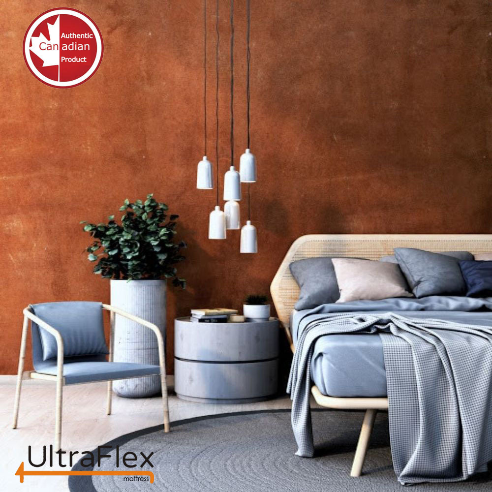 UltraFlex® DYNASTY- Firm Orthopedic Spinal Care, Posture Support, Pressure Relief & Cooler Sleep, Natural Heavy-Duty and High-Density Foam, Eco-Friendly Mattress (Made in Canada) - Shopthatapp.ca