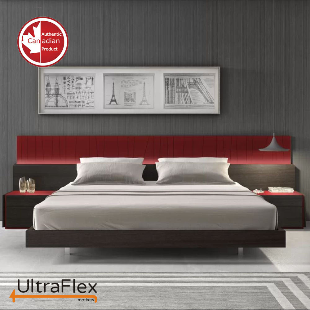 UltraFlex® IMPERIAL- Hybrid Orthopedic Heavy Duty Pocket HDCoil Spring, Pressure Relieving for Multi Posture Support, Comfort Foam Encased, Eco-friendly Mattress (Made in Canada) - Shopthatapp.ca