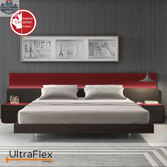 UltraFlex® IMPERIAL hybrid orthopedic mattress with HDCoil spring, comfort foam, waterproof protector, made in Canada.