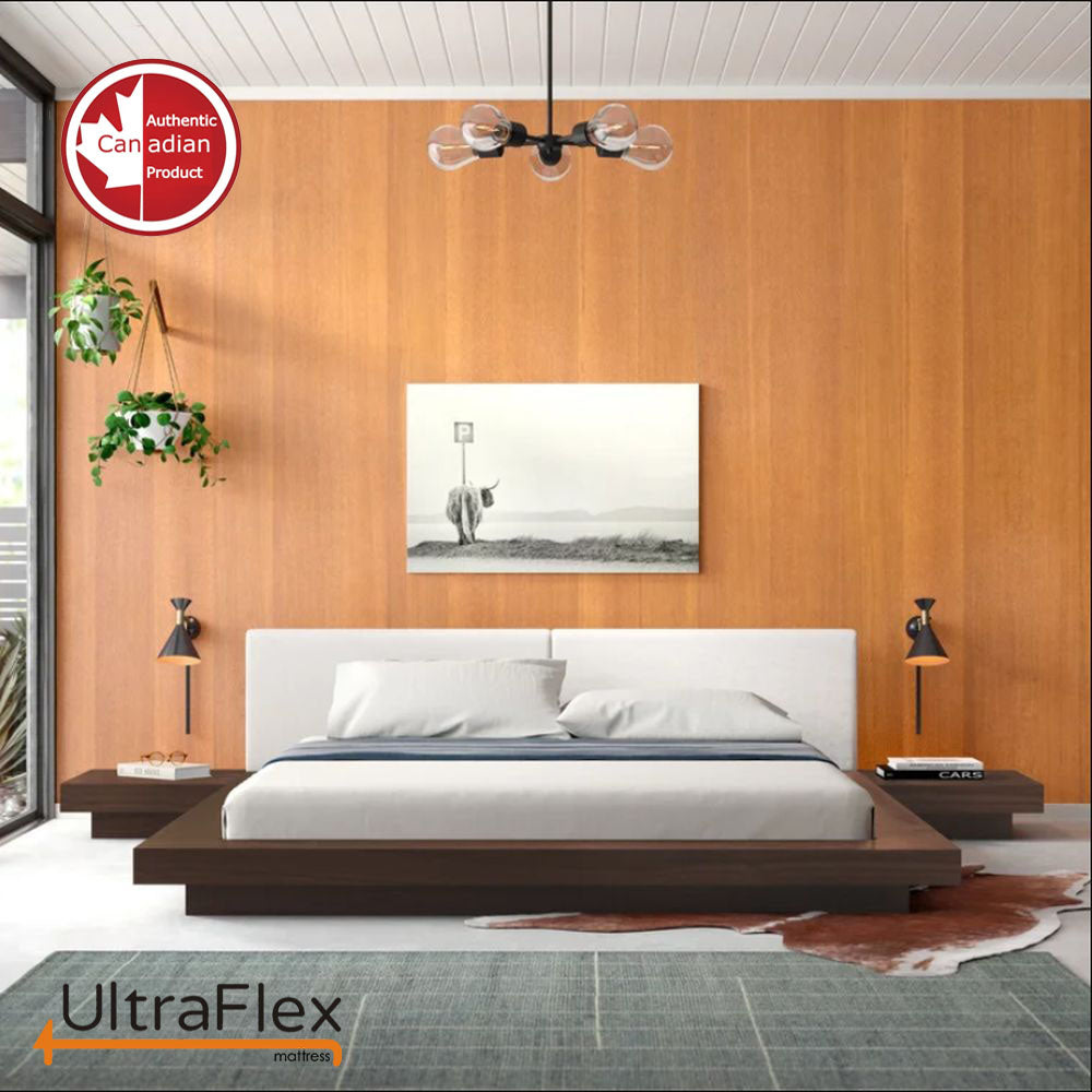 UltraFlex® ZENITH- High-Density Pressure Relief Soy Foam, Temperature Regulating Cooling Gel, Spinal Care, Orthopedic Mattress With Posture Support (Made in Canada)- With WaterProof Mattress Protector - Shopthatapp.ca