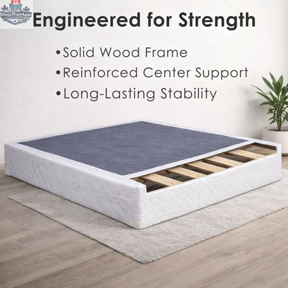 UltraFlex® Harmony Mattress set with coiled innerspring, hybrid design, and boxspring in twin, double, queen, and king sizes.