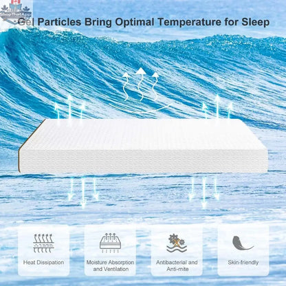 UltraFlex® Mattress featuring orthopedic support, high-density foam, and CoolGel technology for cooling comfort and durability.