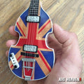 Paul McCartney Union Jack Violin Bass Mini Guitar Replica - Www.Shopthatapp.ca