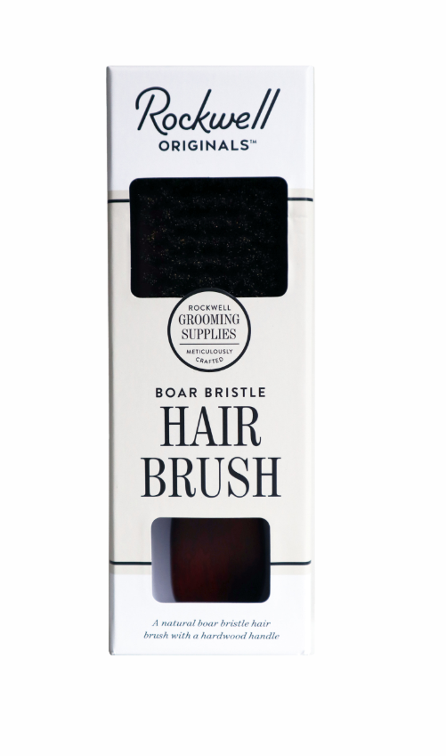 Rockwell Boar Bristle Hair Brush for Smooth and Shiny Hair