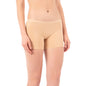 Women's cotton boxer briefs from Hazel Textile 3-pack, showcasing soft fabric, comfortable fit, and simple design in neutral colors.