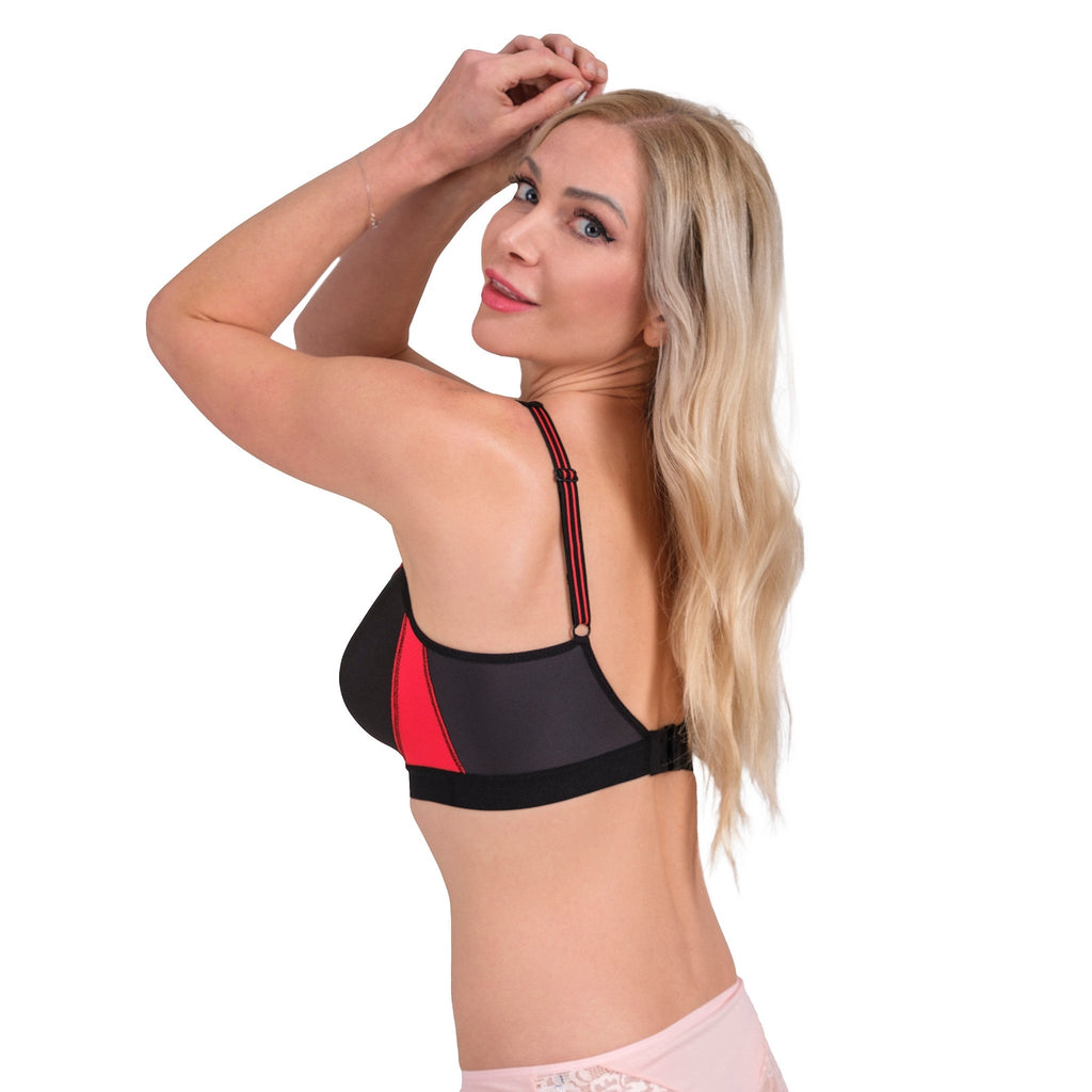 High-Impact Sports Bra with Breathable Mesh - Shopthatapp.ca
