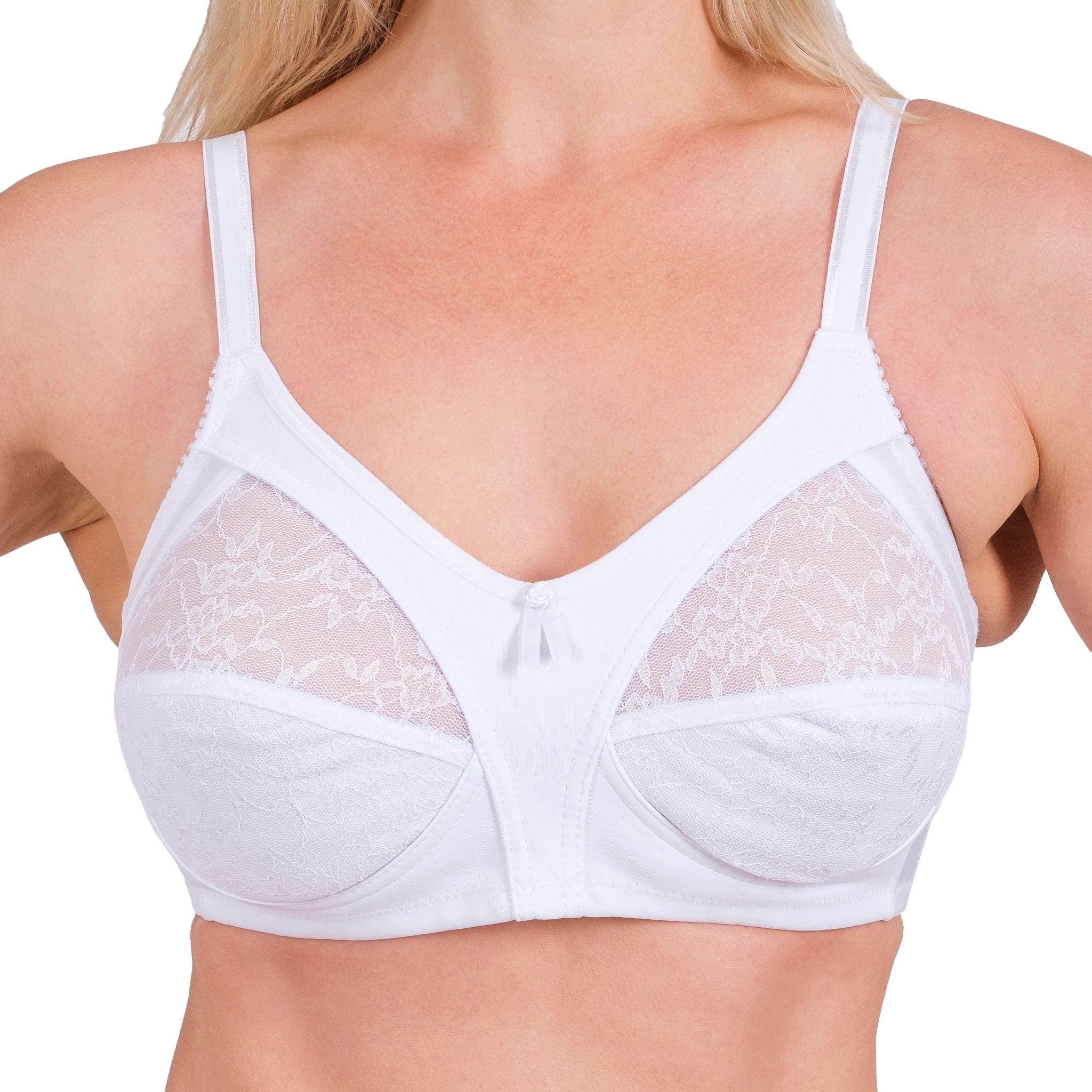 Full-Coverage Wireless Lace Bra - Shopthatapp.ca