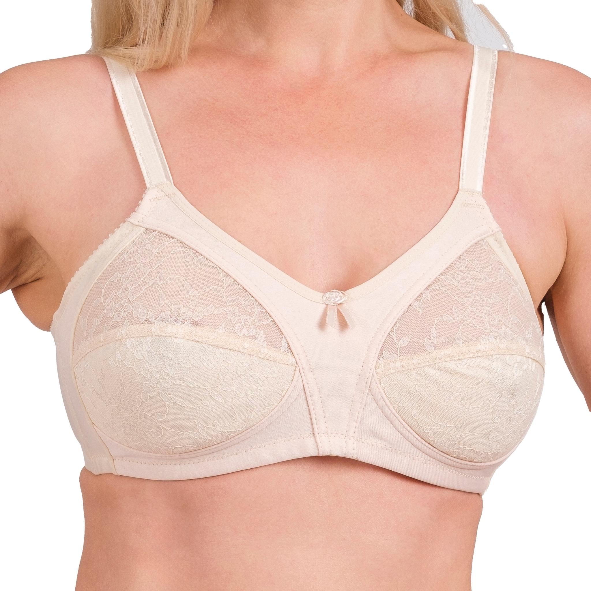 Full-Coverage Wireless Lace Bra - Shopthatapp.ca