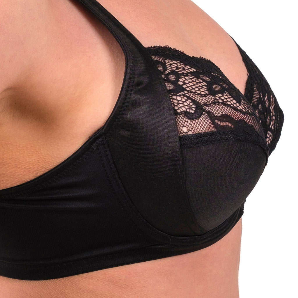 Lace-Trim Underwire Bra for Full Coverage and Comfort - Shopthatapp.ca