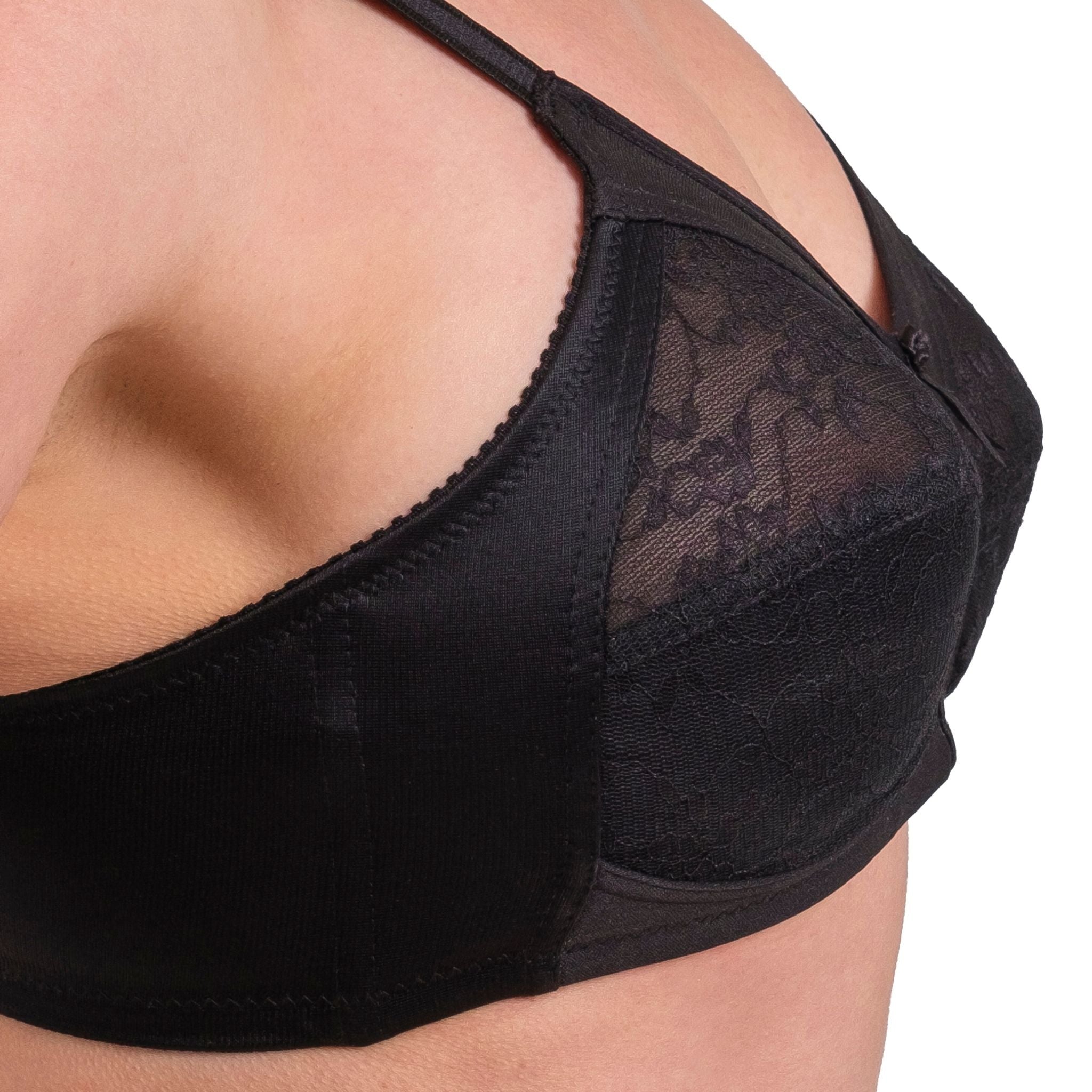 Full-Coverage Wireless Lace Bra - Shopthatapp.ca